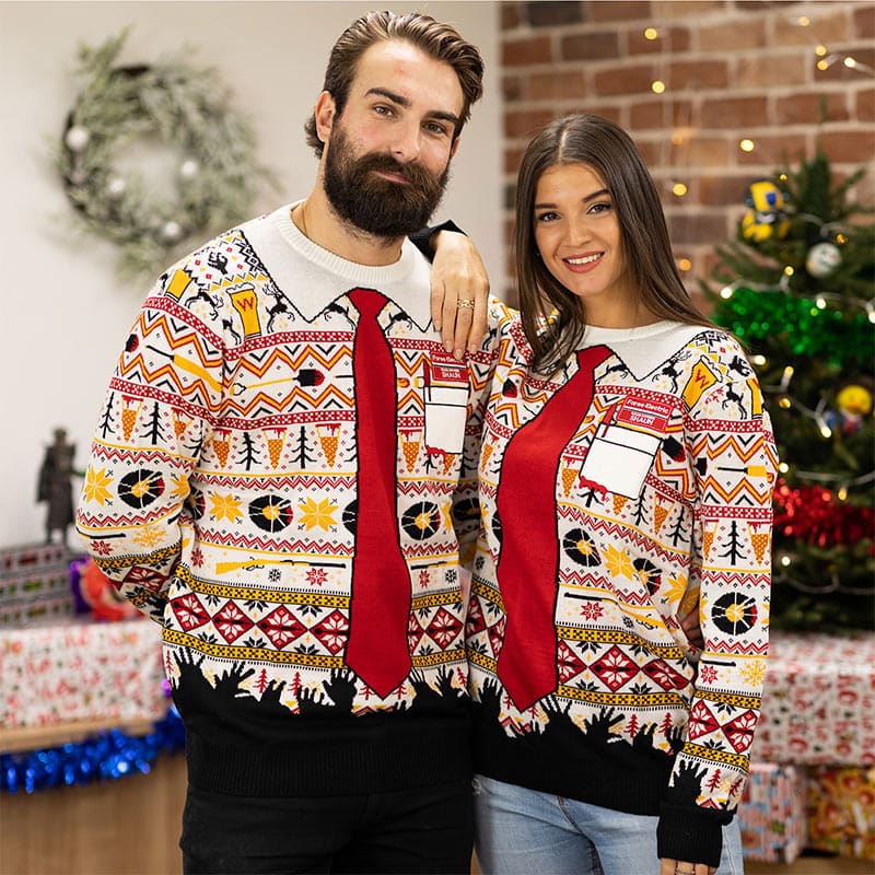 numskull-shaun-of-the-dead-christmas-jumper-gr-e-xs-rot image 2