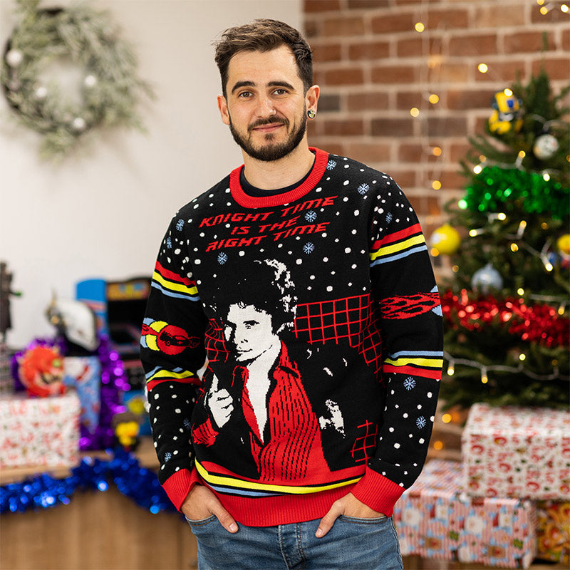 numskull-knight-rider-christmas-jumper-weihnachtspullover image 3