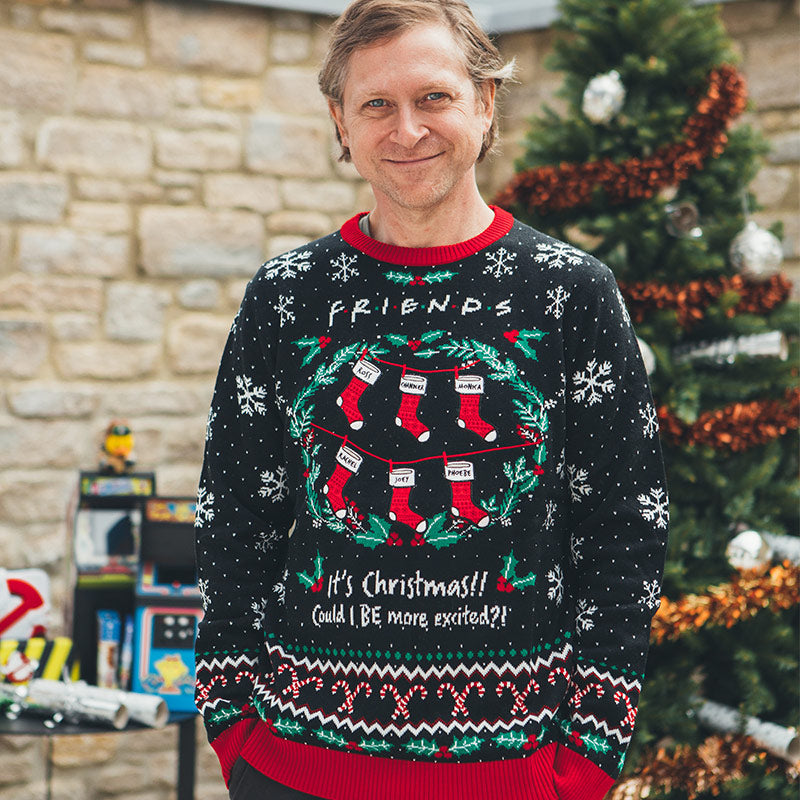 friends-could-i-be-more-excited-weihnachtspullover-2xl image 3