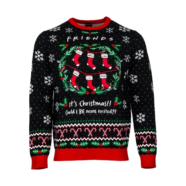 friends-could-i-be-more-excited-weihnachtspullover-2xl image 1