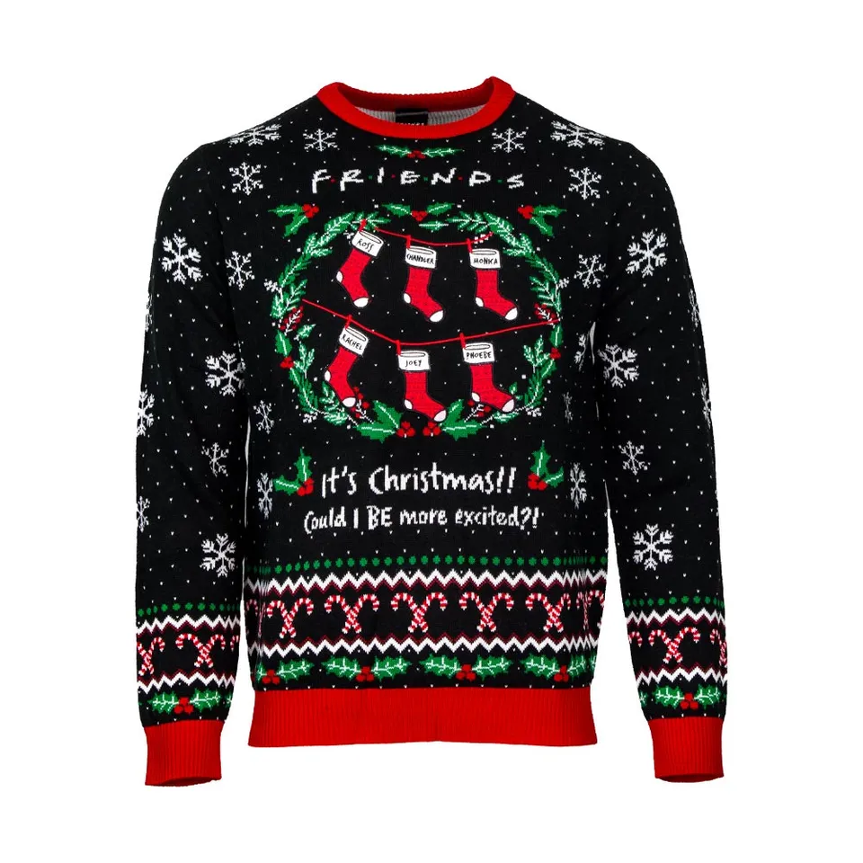 friends-could-i-be-more-excited-weihnachtspullover-2xl image 1
