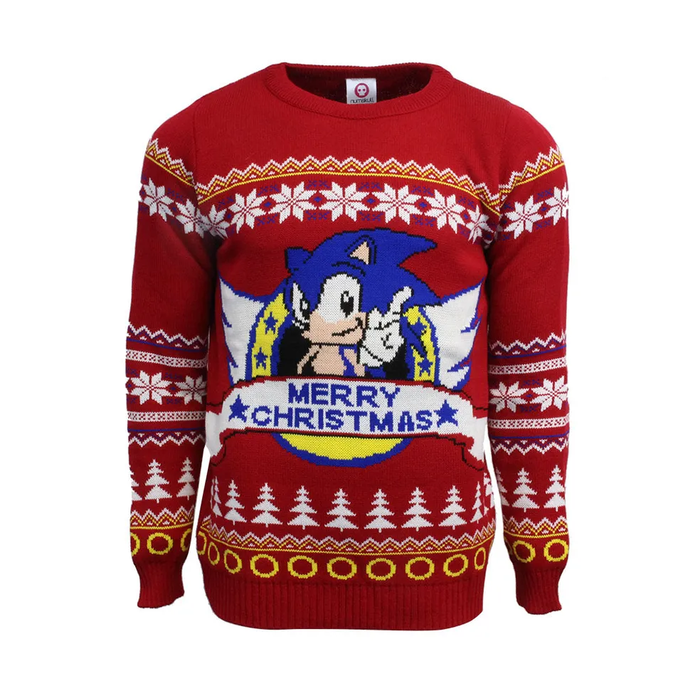 numskull-sonic-christmas-jumper-weihnachtspullover-2xl image 1