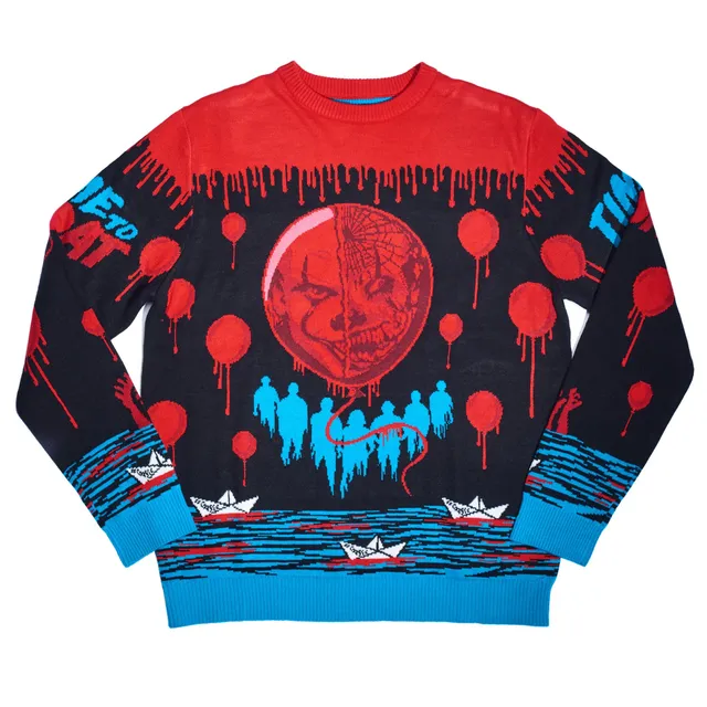 numskull-pennywise-it-weihnachtspullover-ugly-sweater-m image 1