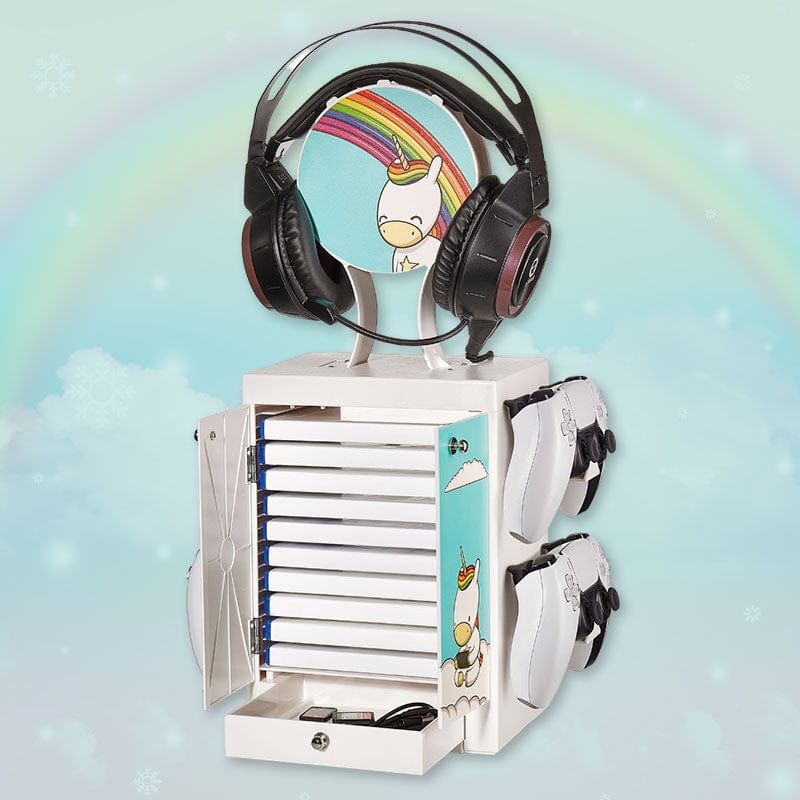 numskull-gaming-locker-eric-the-unicorn-spiele-schrank-bunt image 2