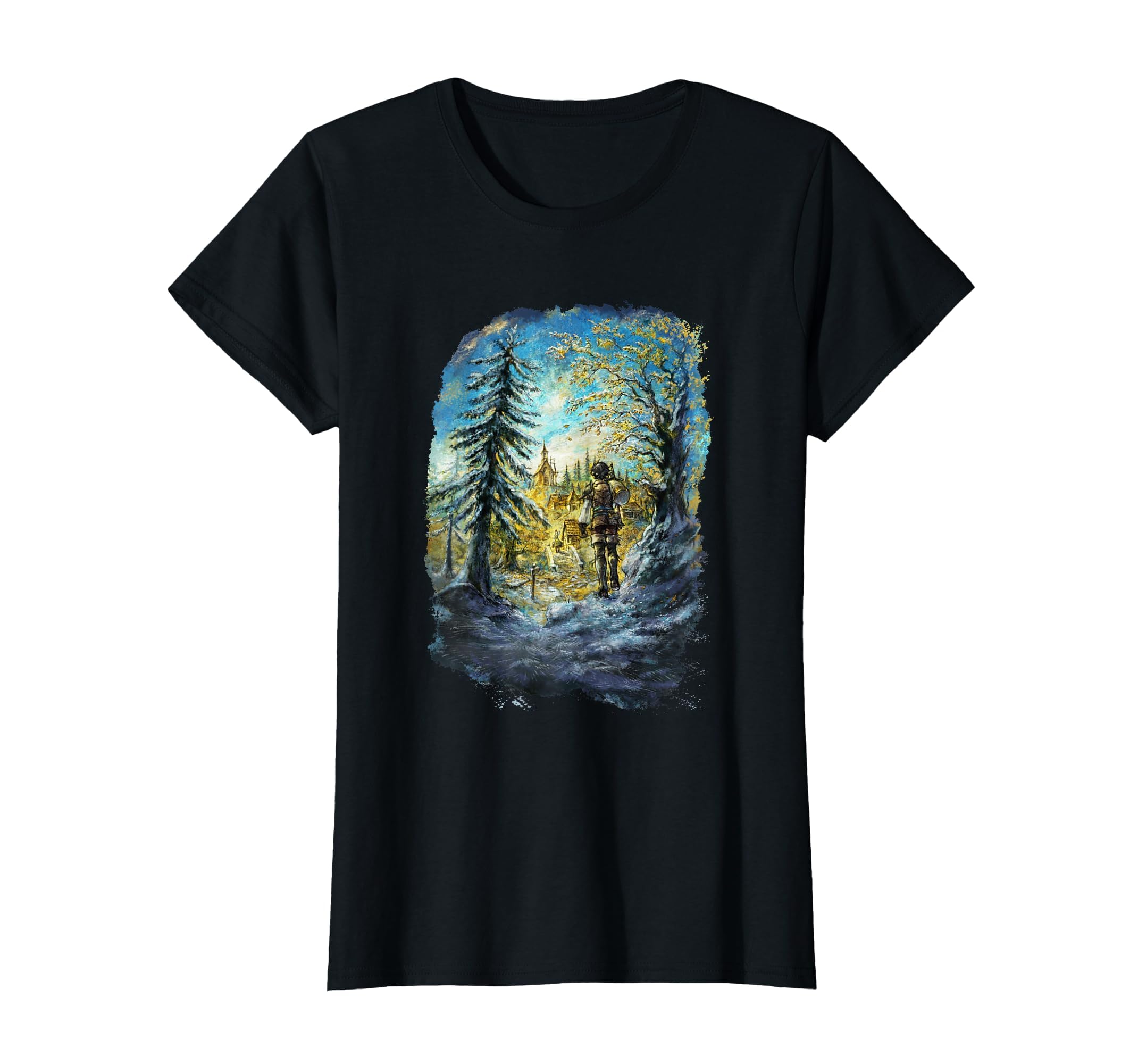 square-enix-octopath-traveler-0-t-shirt-illustration-marineblau image 6