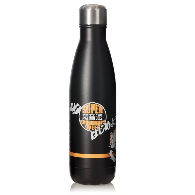 sonic-shonen-black-bowling-trinkflasche-schwarz-limited image 1
