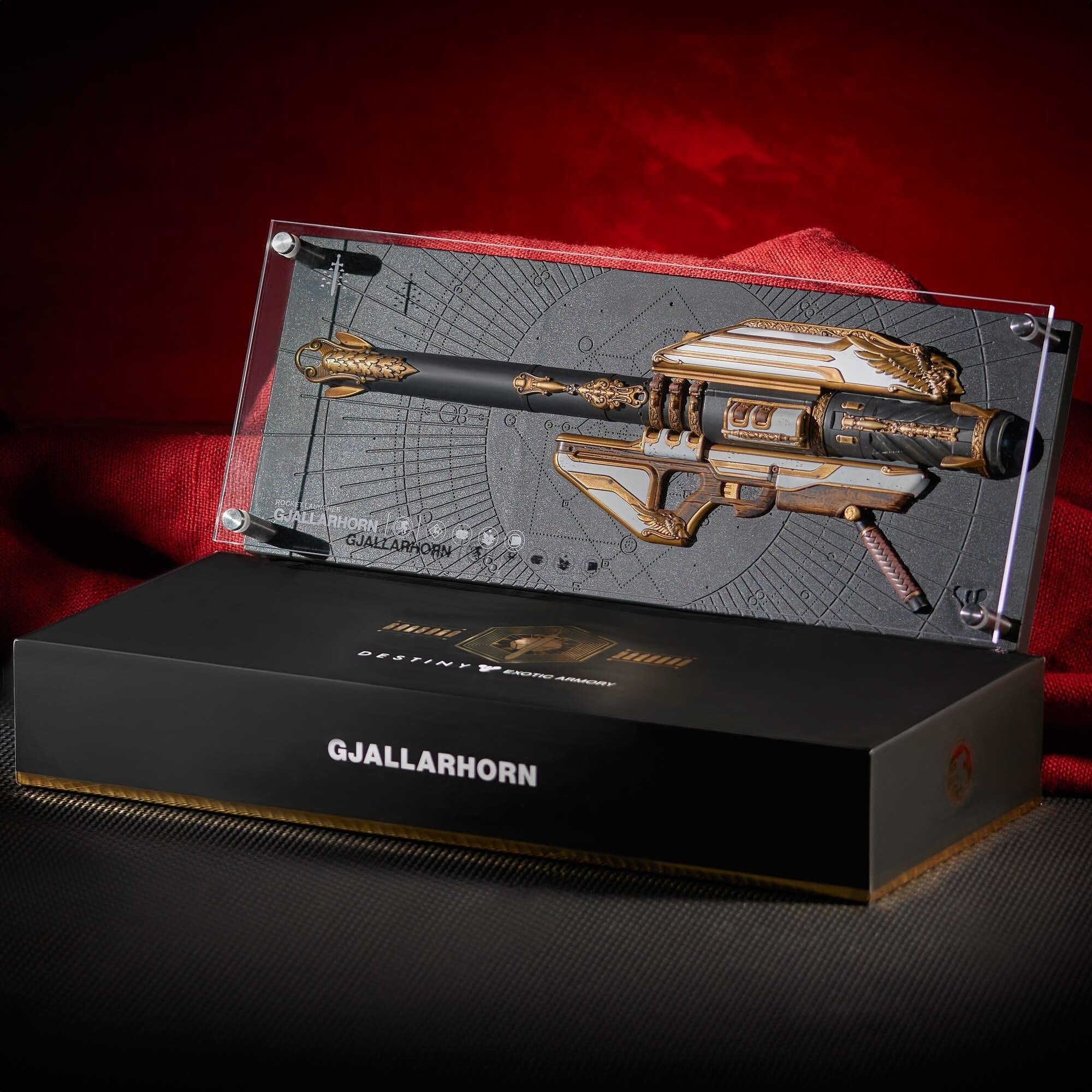 destiny-gjallarhorn-exotic-armory-replik-plakette-45-cm image 1