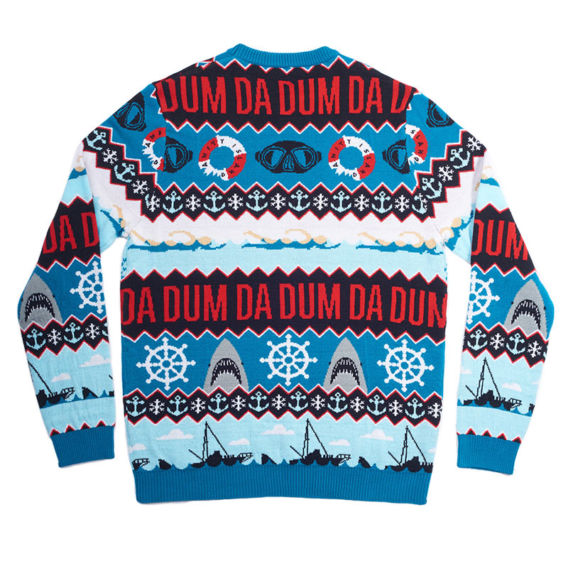 jaws-da-dum-ugly-sweater-weihnachtspullover-strick image 5