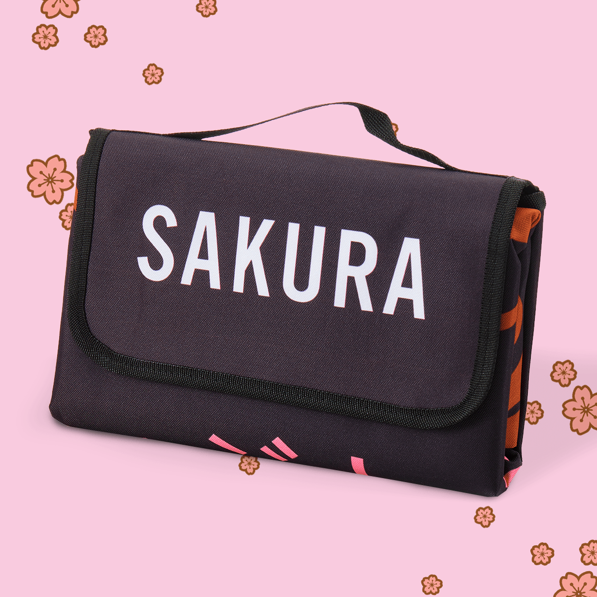 sega-sakura-shadow-picknickdecke-sonic-decke-schwarz-sakura image 2