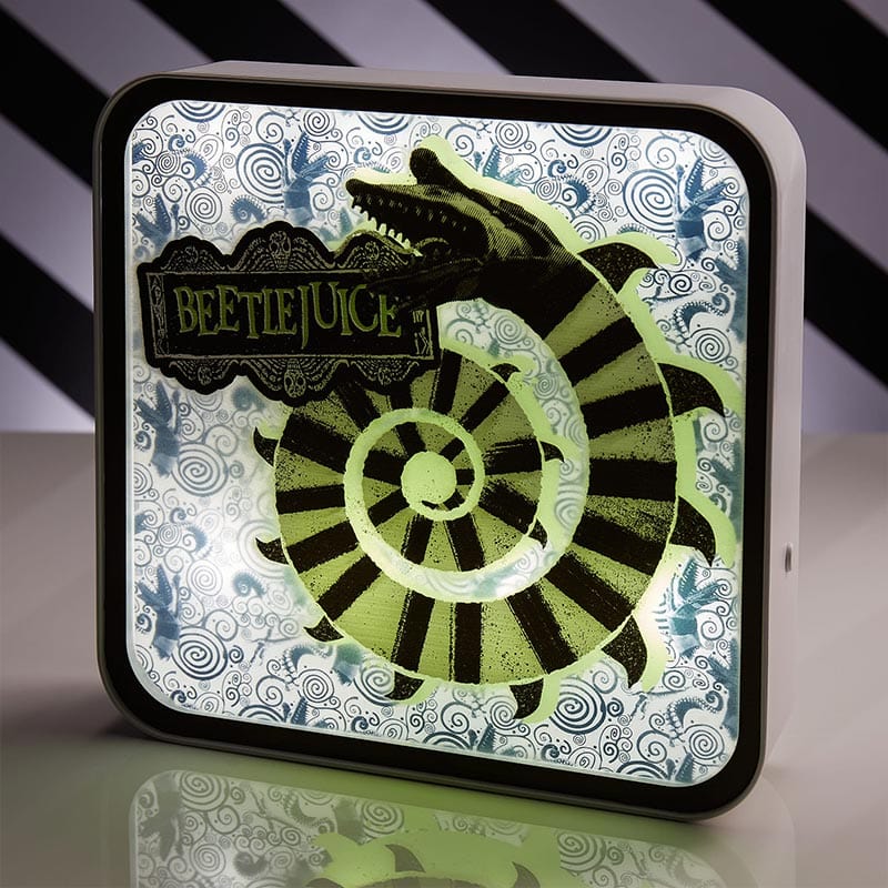 numskull-beetlejuice-sandworm-acryl-lampe-wandlicht-gr-n-22cm image 2