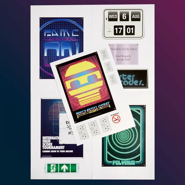 numskull-quarter-arcades-sticker-set-arcade-aufkleber-5-designs image 1