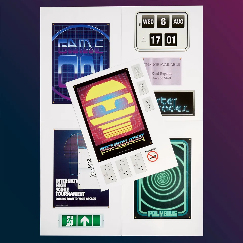 numskull-quarter-arcades-sticker-set-arcade-aufkleber-5-designs image 1